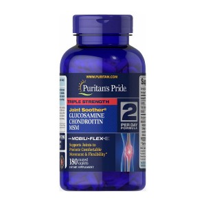 Puritan's Pride Triple Strength Glucosamine, Chondroitin & MSM 180 каплет