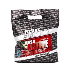 Гейнер FitMax Mass Active 1 кг Земляника
