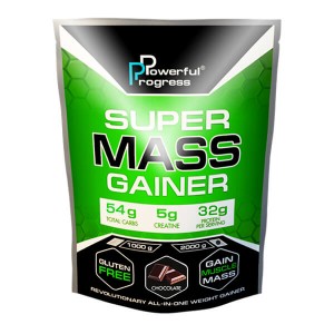 Гейнер Powerful Progress Super Mass Gainer 1 кг Шоколад