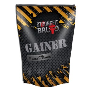 Гейнер Strong Fit Bruto Gainer 909 г Кофе с перцем