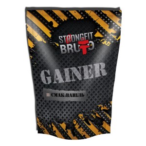 Гейнер Strong Fit Bruto Gainer 909 г Ваниль