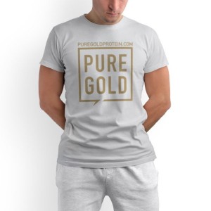 Футболка мужская Pure Gold Protein Белая M