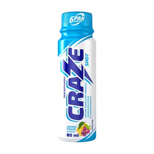 6PAK Nutrition Craze Shot 80 мл Лимон виноград
