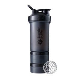 Шейкер BlenderBottle ProStak 22oz (650 мл) Black Черный