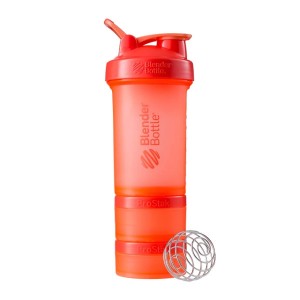 Шейкер BlenderBottle ProStak 22oz (650 мл) Coral Рожево-оранжевий