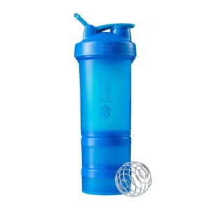 Шейкер BlenderBottle ProStak 22oz (650 мл) Cyan Голубий