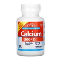 21st Century Calcium 500 + D3 200 IU 90 таблеток