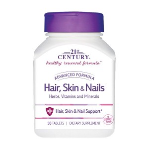 21st Century Hair, Skin & Nails Advanced Formula 50 таблеток