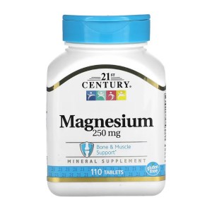 21st Century Magnesium 250 mg, 110 таблеток