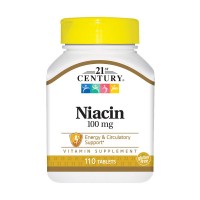 21st Century Niacin 100 mg 110 таблеток