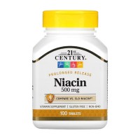 21st Century Niacin 500 mg 100 таблеток