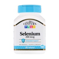 21st Century Selenium 200 mcg 60 капсул
