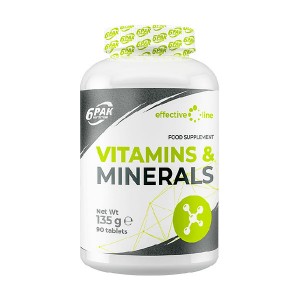 6PAK Nutrition Vitamins & Minerals 90 таблеток