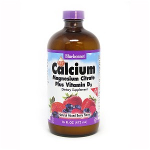 Bluebonnet Nutrition Calcium Magnesium Citrate plus Vitamin D3 472 мл Ягода