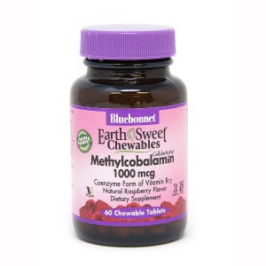 Bluebonnet Nutrition Earth Sweet Chewables Methylcobalamin 1000 mcg 60 таблеток