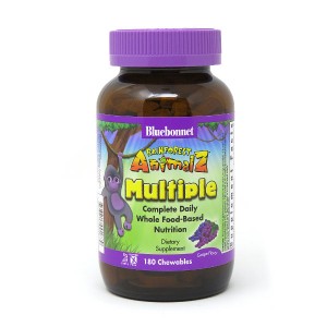 Bluebonnet Nutrition Rainforest Animalz Multiple 180 таблеток Виноград