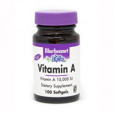 Bluebonnet Nutrition Vitamin A 10 000 IU 100 капсул