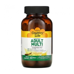 Country Life Adult Multi 60 таблеток Ананас апельсин