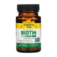 Country Life High Potency Biotin 5 mg 60 вегакапсул