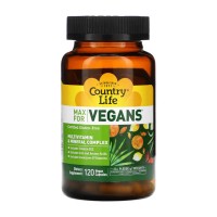Country Life Max for Vegans 120 вегакапсул