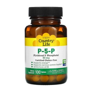 Country Life P-5-P Vitamin В6 (пиридоксаль-5-фосфат 50 мг) 100 таблеток