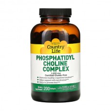 Country Life Phosphatidyl Choline Complex 200 гелевых капсул