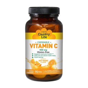 Country Life Vitamin С 500 mg 90 жувальних таблеток Country Life Vitamin С 500 mg 90 жувальних таблеток
