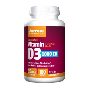 Jarrow Formulas Vitamin D3 1000 IU 100 гелевых капсул