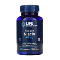 Life Extension No-Flush Niacin 640 мг 100 капсул
