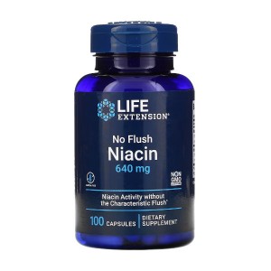 Life Extension No-Flush Niacin 640 мг 100 капсул Life Extension No-Flush Niacin 640 мг 100 капсул
