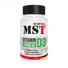 MST Vitamin D3 5000 IU 150 гелевих капсул