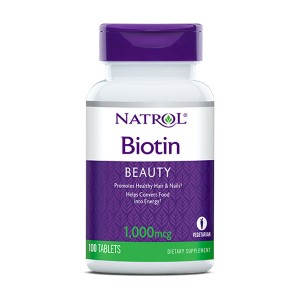 Natrol Biotin 1000 mcg 100 таблеток Natrol Biotin 1000 mcg 100 таблеток