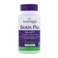 Natrol Biotin Plus 5000 mcg 60 таблеток