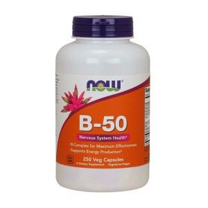 NOW Foods B-50, 250 вегакапсул