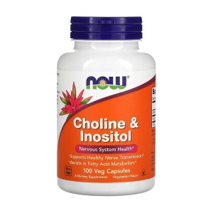 NOW Foods Choline & Inositol 100 вегакапсул