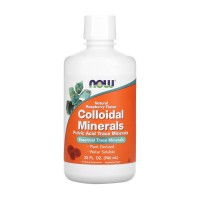 NOW Foods Colloidal Minerals Liquid 946 мл Малина