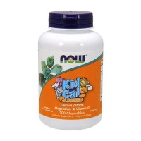NOW Foods KID Cal 100 жевательных таблеток
