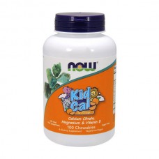 NOW Foods KID Cal 100 жувальних таблеток