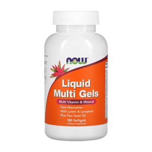 NOW Foods Liquid Multi Gels 180 гелевых капсул