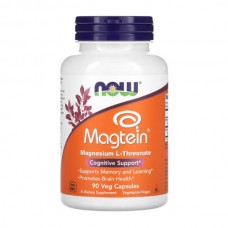 NOW Foods Magtein Магній L-треаонат 90 вегакапсул