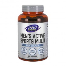 NOW Foods Men's Active Sports Multi 180 гелевих капсул