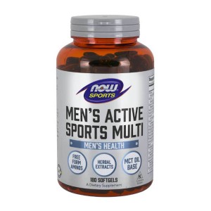 NOW Foods Men's Active Sports Multi 180 гелевых капсул