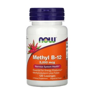 NOW Foods Methyl B12 5000 mcg 120 пастилок