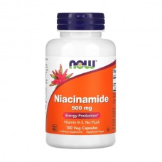 NOW Foods Niacinamide 500 mg 100 вегакапсул