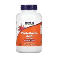 NOW Foods Pantothenic Acid 500 mg 250 вегакапсул