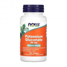 NOW Foods Potassium Gluconate 99 mg 100 таблеток