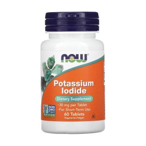 NOW Foods Potassium Iodide Калий Йодид 60 таблеток