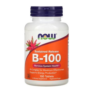 NOW Foods Vitamin B-100, 100 таблеток