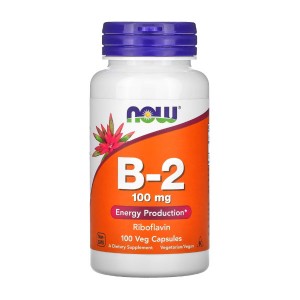 NOW Foods Vitamin B2 100 mg 100 вегакапсул