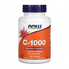 NOW Foods Vitamin C-1000 With Rose Hips 100 таблеток